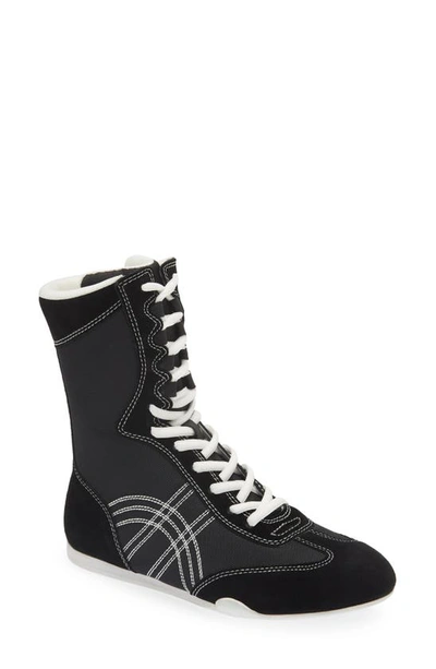 Jeffrey Campbell Boxing-lo Trainer In Black White