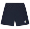 PROFILE PROFILE NAVY CHICAGO CUBS BIG & TALL COOPERSTOWN COLLECTION MESH SHORTS