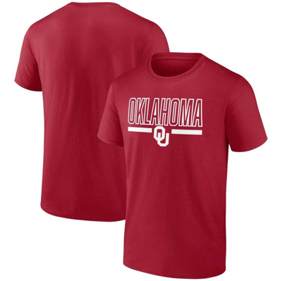 Profile Men's  Crimson Oklahoma Sooners Big And Tall Team T-shirt