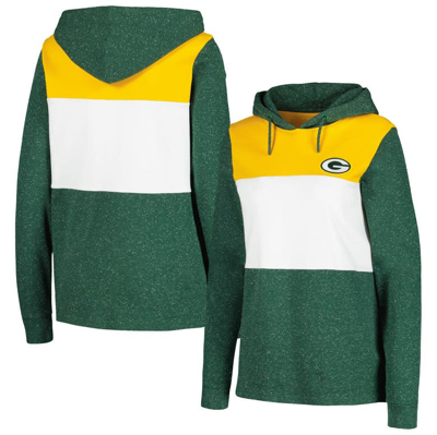 Antigua Green Green Bay Packers Wicket Pullover Hoodie