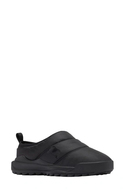 Sorel Ona Rmx Quilted Slip-on Shoe In Black/ White