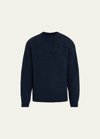Jacquemus La Maille Pavane Relaxed-fit Alpaca-wool-blend Jumper In Dark Navy