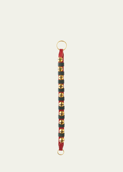 Belsnickel Enterprises Brass 11-bell Leather Hanging Strap