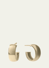 LANA 14K GOLD HOLLOW HUGGIE EARRINGS