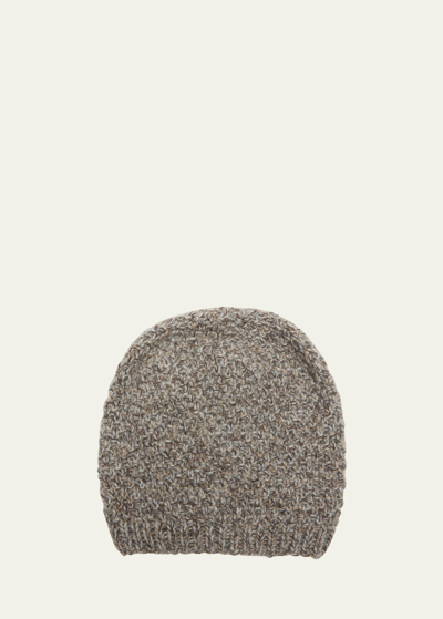 Hania New York Coppelia Cashmere Hat In Lpc Natural Mix