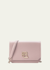 Ralph Lauren Rl 888 Mini Flap Chain Crossbody Bag In Mauve