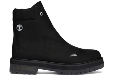 Pre-owned Timberland 6 Inch Zip Boot A-cold-wall Black In Jet Black/jet Black