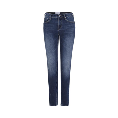Armani Exchange Woman Jeans Blue Size 26 Cotton, Polyester, Viscose, Elastane
