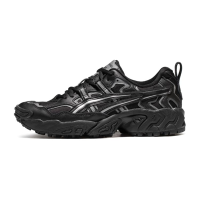 Asics 亚瑟士gel-nandi 复古风男女同款情侣款运动休闲鞋 In Black/obsidian Grey