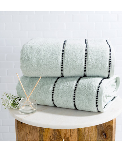 Lavish Home 2pc Bath Sheet Towel Set In Green