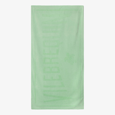Vilebrequin Green Organic Cotton Beach Towel (172cm)