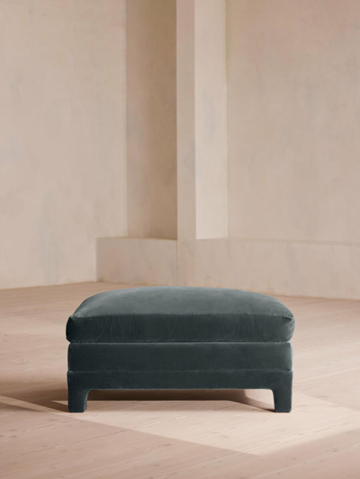 Soho Home Ashford Ottoman In Green