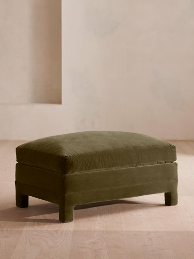 Soho Home Ashford Ottoman In Green