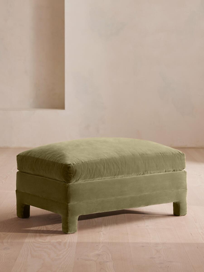 Soho Home Ashford Ottoman In Green