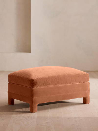 Soho Home Ashford Ottoman In Orange