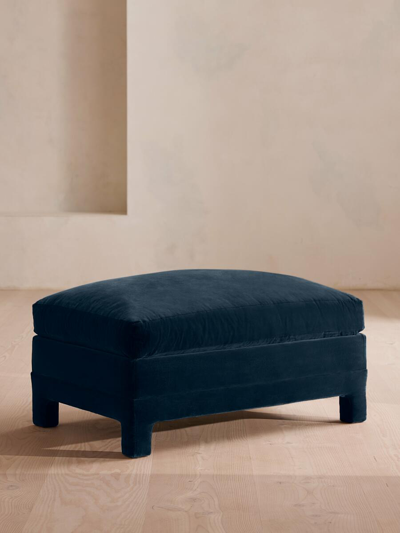 Soho Home Ashford Ottoman In Blue