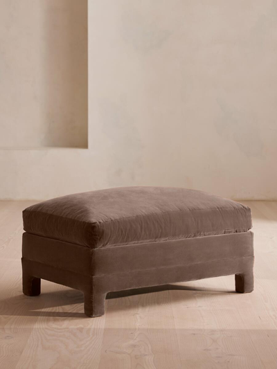 Soho Home Ashford Ottoman In Brown