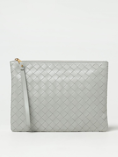 Bottega Veneta Clutch  Woman Color Grey In Grey