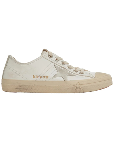 Golden Goose V Star Leather Sneaker In White