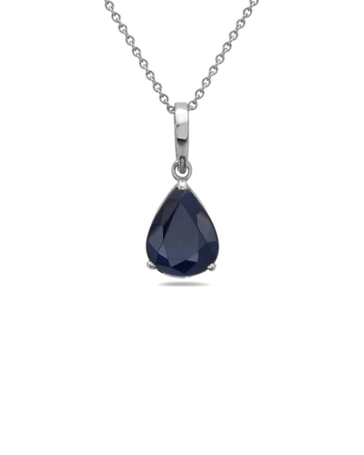 Forever Creations Usa Inc. Forever Creations 14k 2.58 Ct. Tw. Sapphire Necklace In Blue