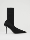 Alexander Mcqueen Alexander Mc Queen Black Knitted Boot In Black