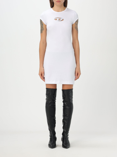 DIESEL DRESS IN STRETCH COTTON,E58772001