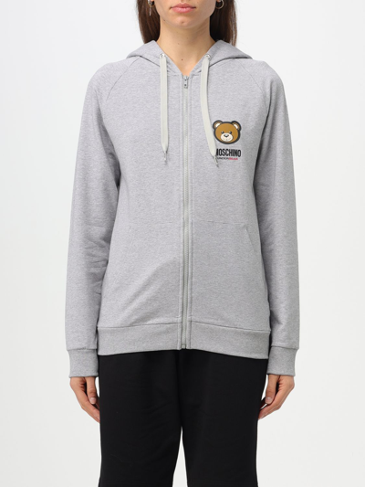 Moschino Sweatshirt  Couture Woman In Grey