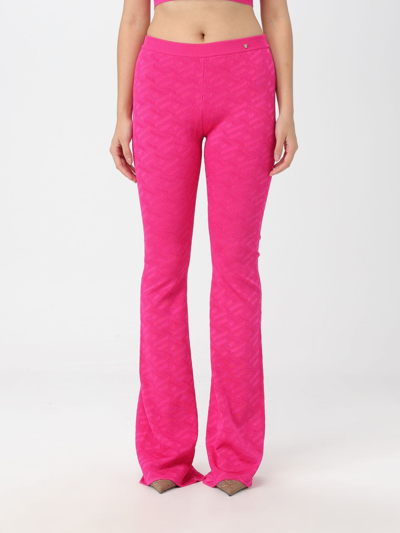 Versace Trousers  Woman Colour Pink