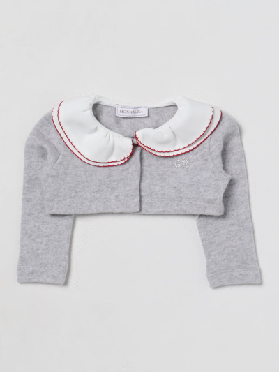 Monnalisa Babies' Pullover  Kinder Farbe Grau In Grey