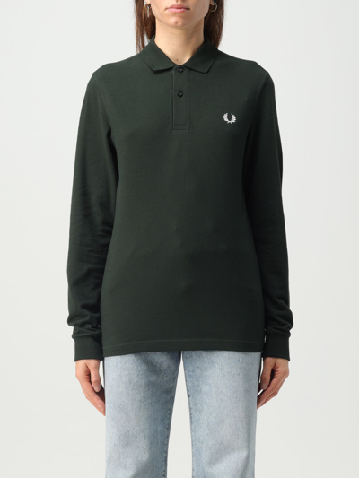Fred Perry Shirt  Woman In Green