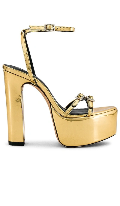 Song Of Style Plateauschuhe Sadie In Metallic Gold