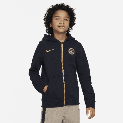 Nike Chelsea Fc Club Fleece Big Kids' (boys')  Full-zip Hoodie In Blue