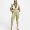Nike Women's Go Firm-support High-waisted 7/8 Leggings With Pockets In Brown