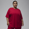 Jordan Women's  Essentials Girlfriend T-shirt (plus Size) In Red