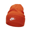 Nike Unisex Peak Tall Cuff Futura Beanie In Orange