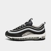 Nike Big Kids' Air Max 97 Casual Shoes In Black/iron Grey/summit White/blue Tint