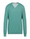 Gran Sasso Man Sweater Light Green Size 50 Virgin Wool In Green