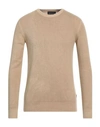 40weft Man Sweater Beige Size Xxl Wool, Polyamide