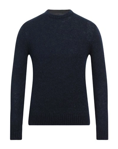 40weft Man Sweater Midnight Blue Size S Acrylic, Polyamide, Mohair Wool, Wool, Elastane