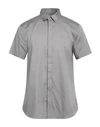Armani Exchange Man Shirt Grey Size Xs Cotton, Elastane