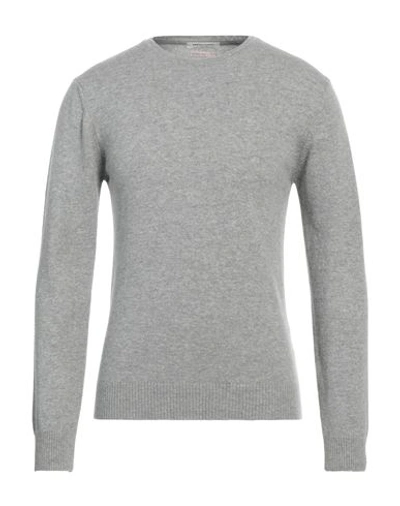 Daniele Fiesoli Man Sweater Grey Size L Wool, Cashmere In Grey