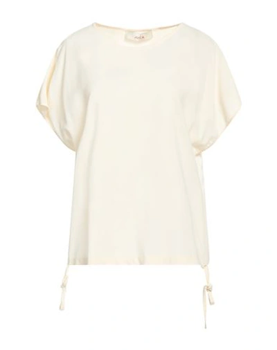 Jucca Woman T-shirt Cream Size 4 Viscose, Elastane In White
