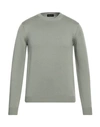 ROBERTO COLLINA ROBERTO COLLINA MAN SWEATER SAGE GREEN SIZE 38 COTTON