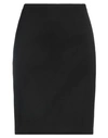 Giorgio Armani Woman Mini Skirt Black Size 10 Virgin Wool, Elastane