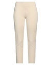 1-one Woman Pants Beige Size 2 Viscose, Polyamide, Elastane