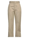 Dickies Woman Pants Beige Size 30 Polyester, Cotton