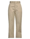 Dickies Woman Pants Beige Size 31 Polyester, Cotton