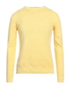 40weft Man Sweater Light Yellow Size S Wool, Nylon