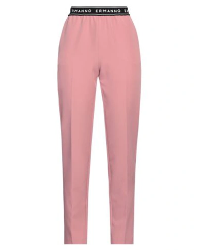 Ermanno Firenze Woman Pants Pastel Pink Size 0 Polyester, Elastane, Polyamide