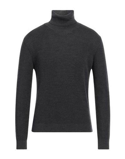 Bellwood Man Turtleneck Steel Grey Size 44 Merino Wool In Grey